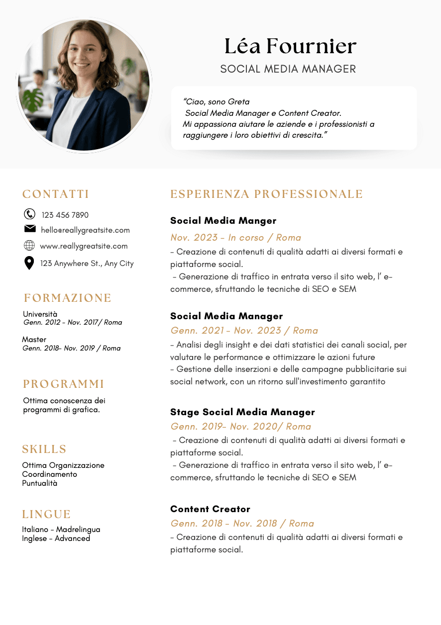 Resume before