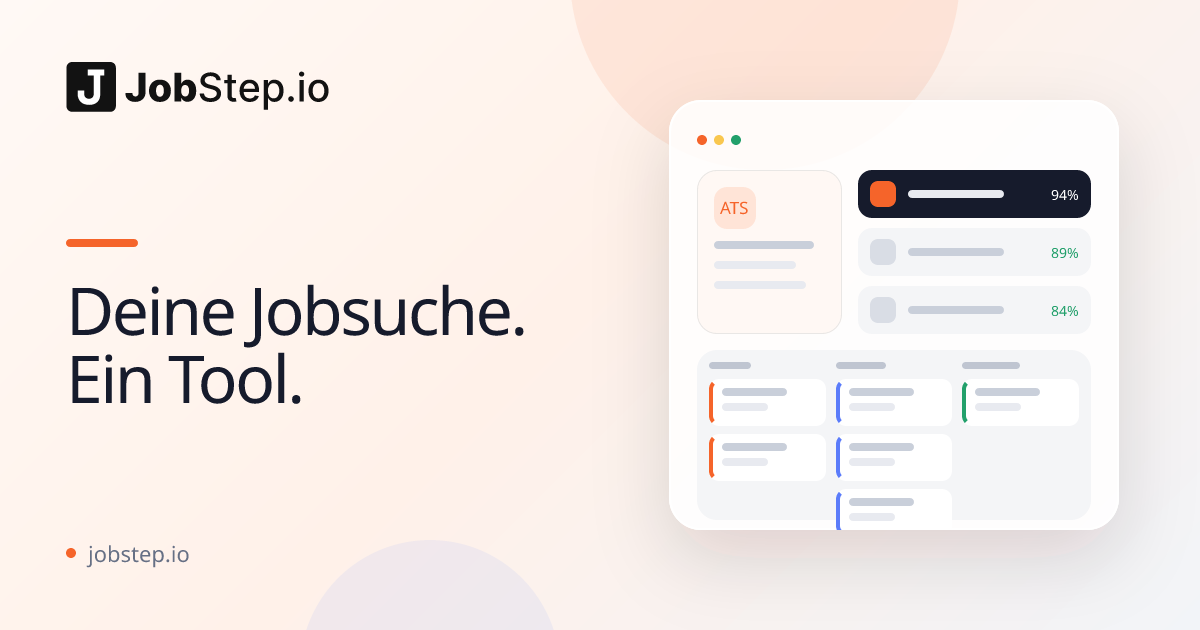 JobStep io Lebenslauf Mit KI Erstellen ATS Check